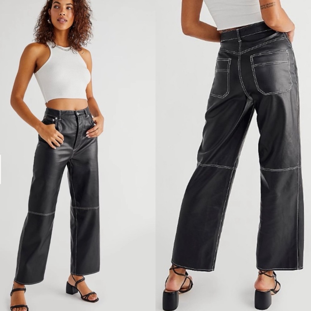 Free People / We The Free The It Factor Vegan Leather Pants